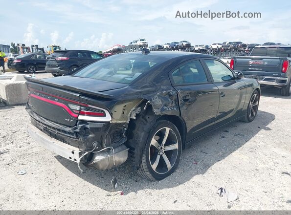 2C3CDXHG3HH576544 2017 DODGE CHARGER Black Задня права чверть