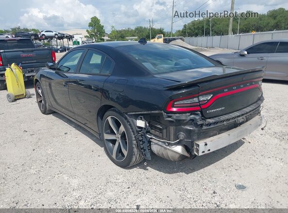 2C3CDXHG3HH576544 2017 DODGE CHARGER Black Задня ліва чверть