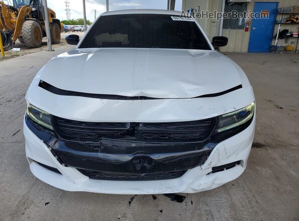2C3CDXHG3HH593117 2017 DODGE CHARGER Белый Вид спереди