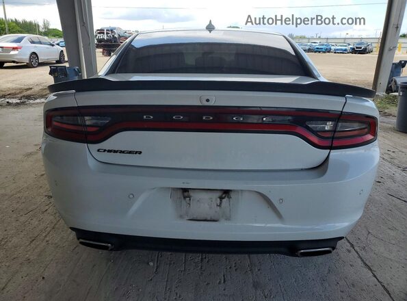 2C3CDXHG3HH593117 2017 DODGE CHARGER Белый Вид сзади