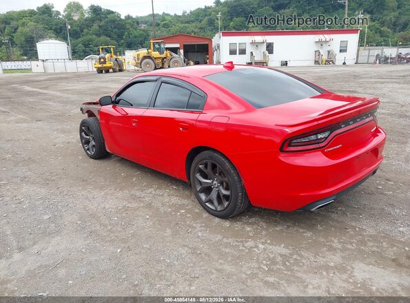 2C3CDXHG3HH642381 2017 DODGE CHARGER Red Tył lewy