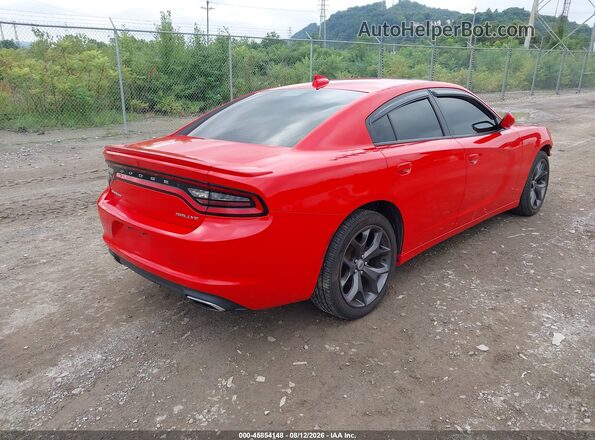 2C3CDXHG3HH642381 2017 DODGE CHARGER Red Tył prawy