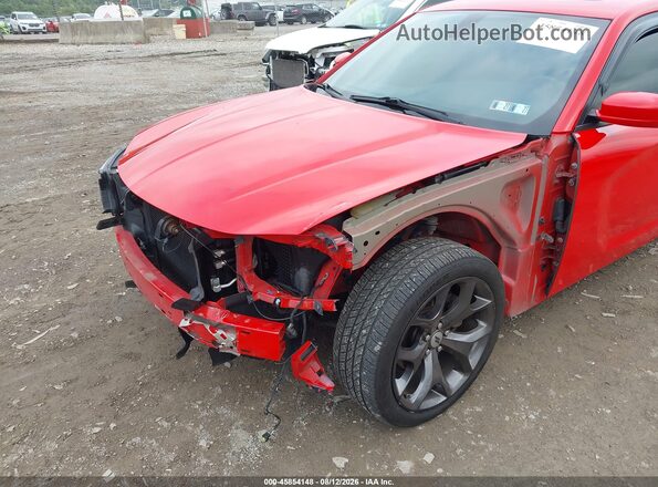 2C3CDXHG3HH642381 2017 DODGE CHARGER Red Widok z przodu