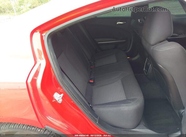 2C3CDXHG3HH642381 2017 DODGE CHARGER Red Widok naklejki z numerem VIN