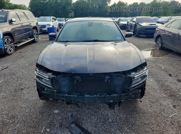 2C3CDXHG3JH128777 2018 DODGE CHARGER Black Front view