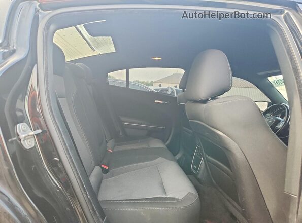2C3CDXHG3JH128777 2018 DODGE CHARGER Black Rear seats view