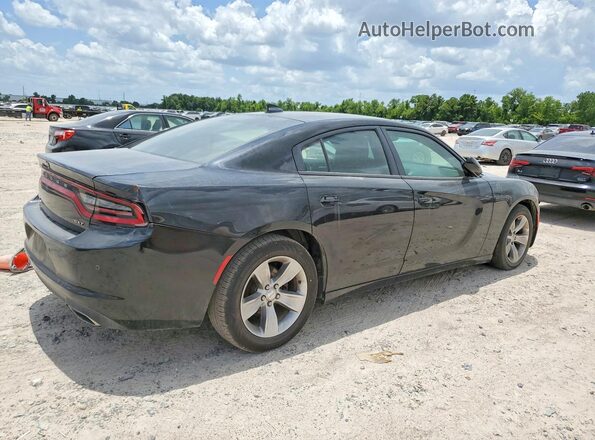 2C3CDXHG3JH176554 2018 DODGE CHARGER Black Задня права чверть