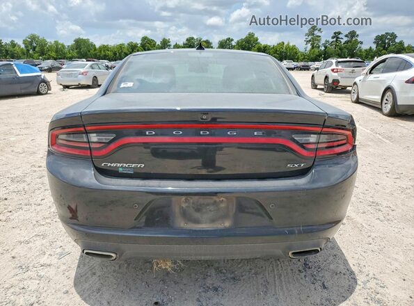 2C3CDXHG3JH176554 2018 DODGE CHARGER Black Вид ззаду