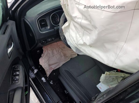 2C3CDXHG3JH277027 2018 DODGE CHARGER Черный Вид панели приборов