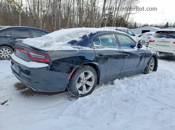 2C3CDXHG3JH277027 2018 DODGE CHARGER Черный Задняя правая четверть