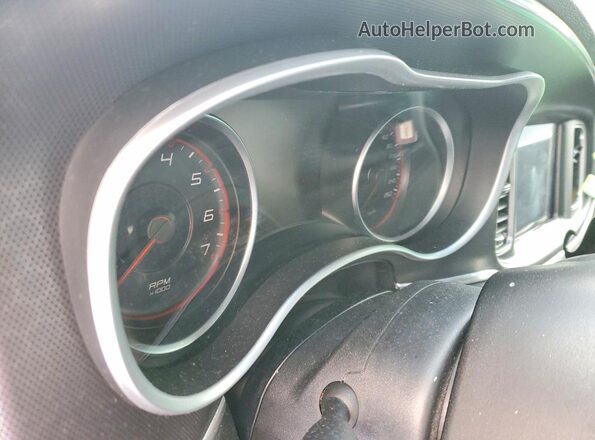 2C3CDXHG3JH277027 2018 DODGE CHARGER Черный Вид щитка приборов