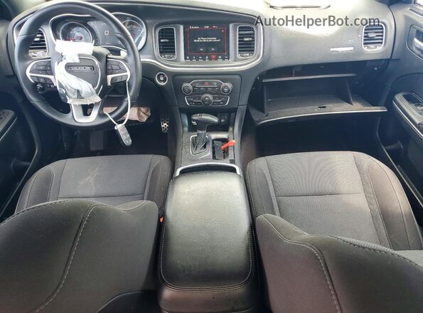 2C3CDXHG3JH313072 2018 DODGE CHARGER White წინა პანელის ხედი