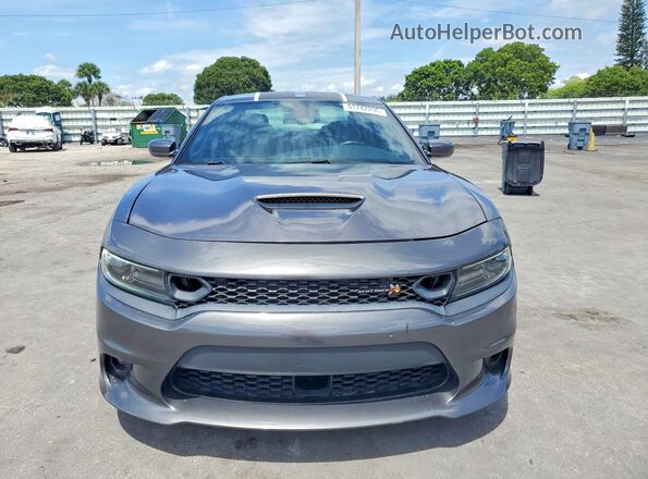 2C3CDXHG3KH635731 2019 DODGE CHARGER Серый Вид спереди