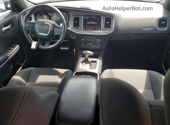 2C3CDXHG3KH635731 2019 DODGE CHARGER Серый Вид панели приборов