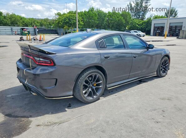 2C3CDXHG3KH635731 2019 DODGE CHARGER Серый Задняя правая четверть