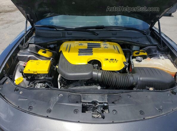 2C3CDXHG3KH635731 2019 DODGE CHARGER Серый Вид задней части салона