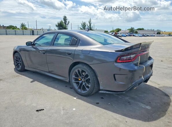 2C3CDXHG3KH635731 2019 DODGE CHARGER Серый Задняя левая четверть