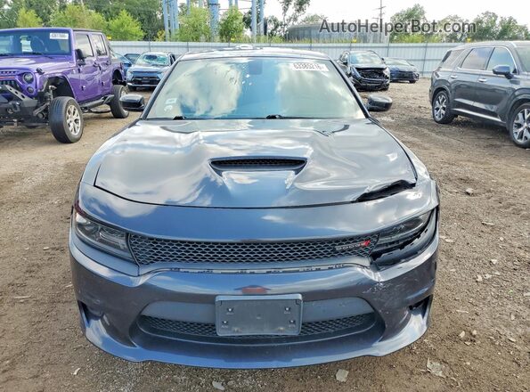 2C3CDXHG3KH650813 2019 DODGE CHARGER Blue Դիմացի տեսք