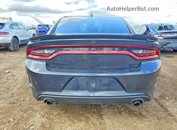 2C3CDXHG3KH650813 2019 DODGE CHARGER Blue Սալոնի դիմացի տեսք