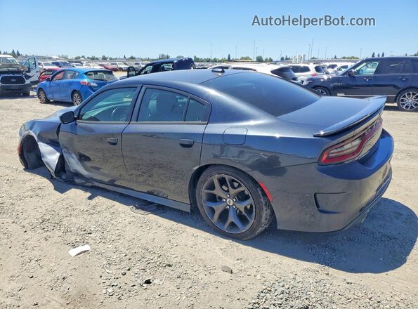 2C3CDXHG3KH670981 2019 DODGE CHARGER Charcoal Trasero izquierdo
