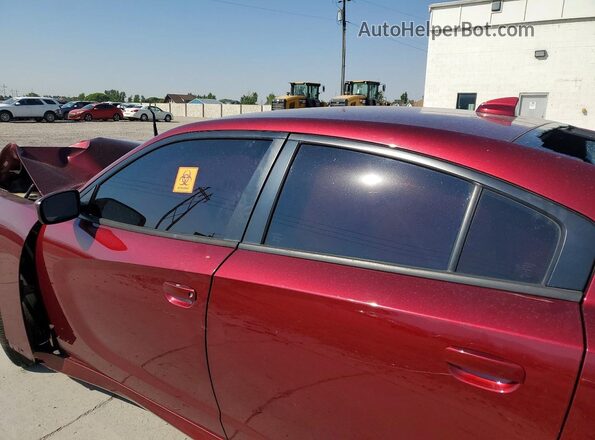 2C3CDXHG3LH163130 2020 DODGE CHARGER Red Vista del salpicadero
