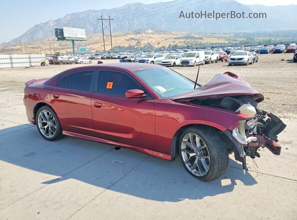 2C3CDXHG3LH163130 2020 DODGE CHARGER Red Delantero derecho