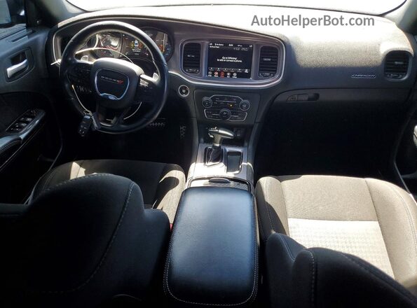 2C3CDXHG3LH238599 2020 DODGE CHARGER Blue Dashboard view