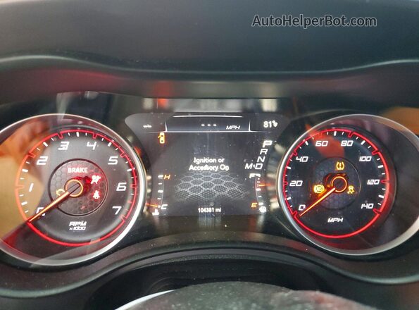 2C3CDXHG3MH579292 2021 DODGE CHARGER White Instrument cluster view