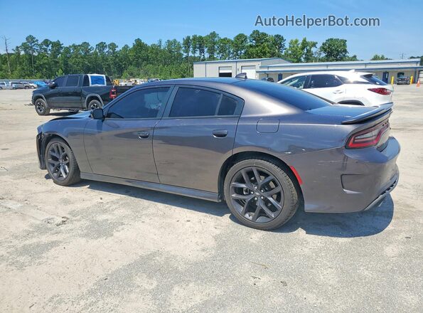 2C3CDXHG3MH591605 2021 DODGE CHARGER Серый Задняя левая четверть