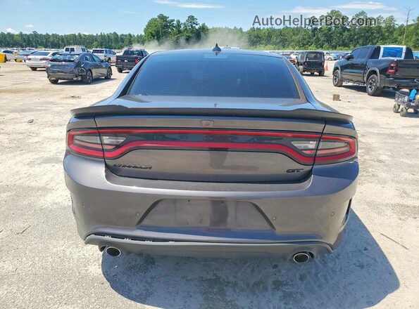 2C3CDXHG3MH591605 2021 DODGE CHARGER Серый Вид сзади