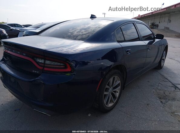 2C3CDXHG4GH163739 2016 DODGE CHARGER Blue Tył prawy