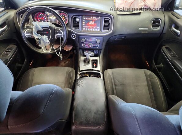 2C3CDXHG4GH330326 2016 DODGE CHARGER Black Вид панелі приладів