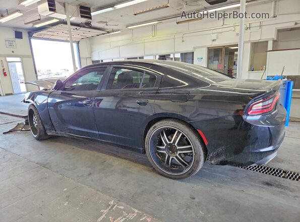 2C3CDXHG4GH330326 2016 DODGE CHARGER Black Задня ліва чверть