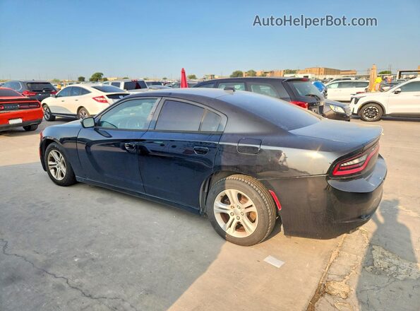 2C3CDXHG4GH355307 2016 DODGE CHARGER Черный Задняя левая четверть