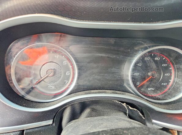 2C3CDXHG4GH355307 2016 DODGE CHARGER Черный Вид щитка приборов