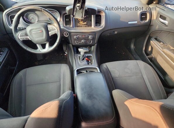 2C3CDXHG4GH355307 2016 DODGE CHARGER Черный Вид панели приборов