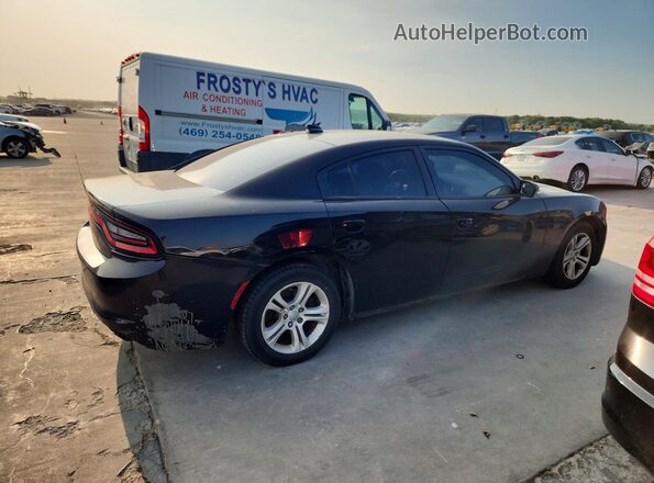 2C3CDXHG4GH355307 2016 DODGE CHARGER Черный Задняя правая четверть