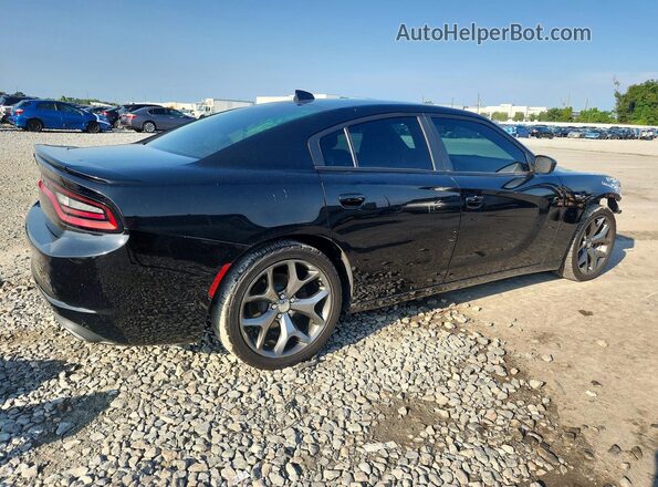 2C3CDXHG4GH356344 2016 DODGE CHARGER Black Tył prawy