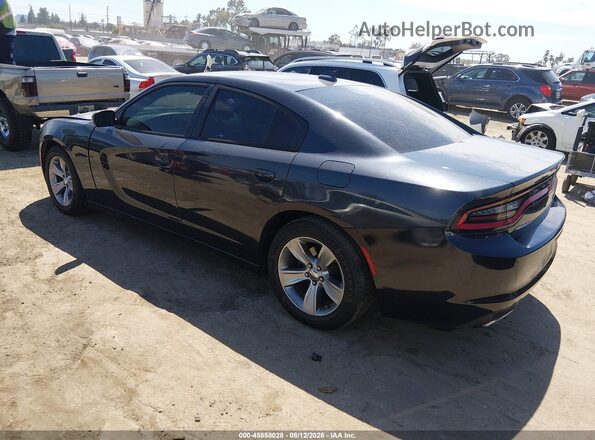 2C3CDXHG4HH574964 2017 DODGE CHARGER Black Задня ліва чверть
