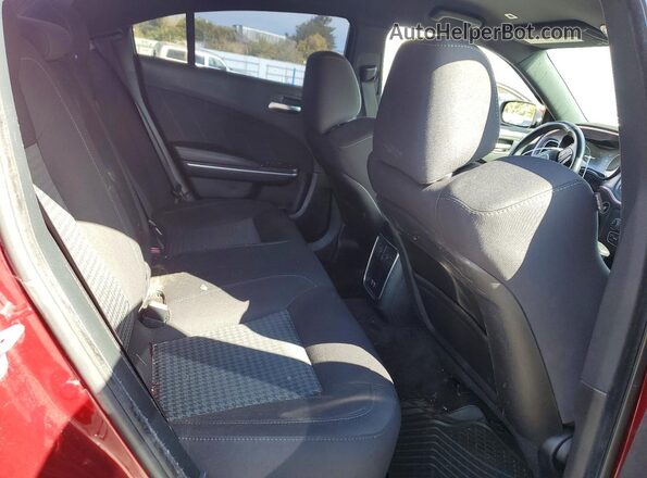 2C3CDXHG4KH513055 2019 DODGE CHARGER Maroon Rear seats view