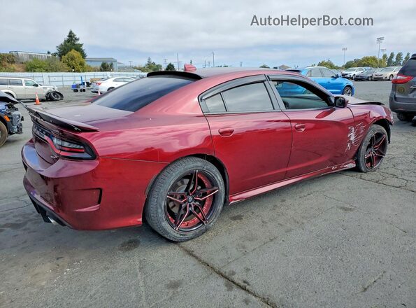 2C3CDXHG4KH513055 2019 DODGE CHARGER Maroon Rear right
