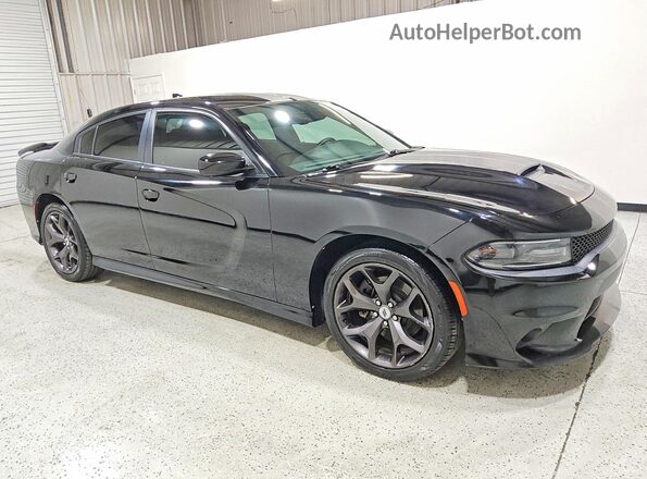 2C3CDXHG4KH527036 2019 DODGE CHARGER Black Przód prawy