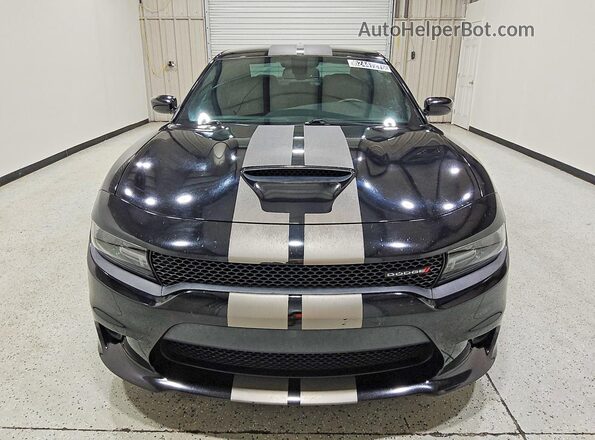 2C3CDXHG4KH527036 2019 DODGE CHARGER Black Widok z przodu