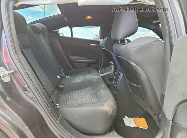 2C3CDXHG4KH583848 2019 DODGE CHARGER Gray Widok tylnych siedzeń