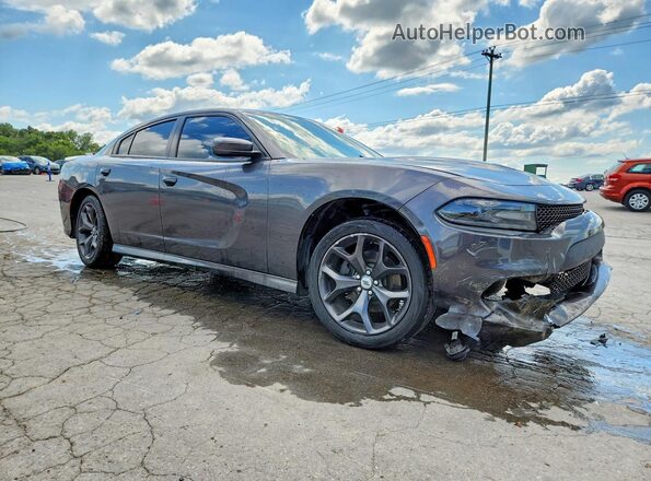 2C3CDXHG4KH583848 2019 DODGE CHARGER Gray Przód prawy