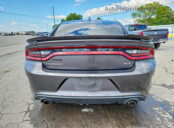2C3CDXHG4KH583848 2019 DODGE CHARGER Gray Widok z tyłu