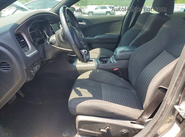 2C3CDXHG4KH615035 2019 DODGE CHARGER Charcoal Front interior view
