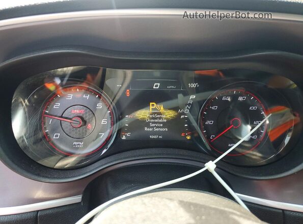 2C3CDXHG4KH615035 2019 DODGE CHARGER Charcoal Instrument cluster view