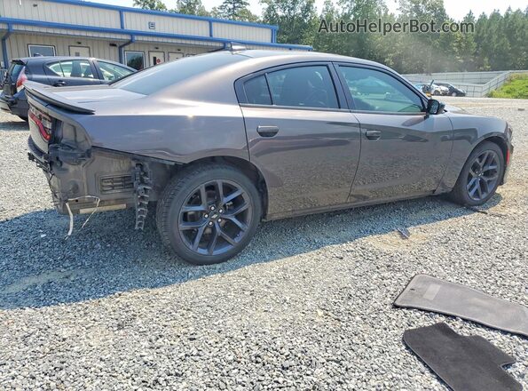 2C3CDXHG4KH615035 2019 DODGE CHARGER Charcoal Rear right