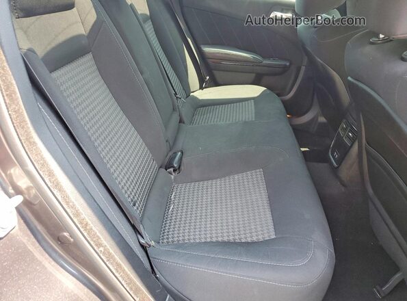 2C3CDXHG4KH615035 2019 DODGE CHARGER Charcoal Rear seats view